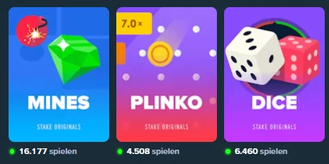 Originale Casino Stake spiele